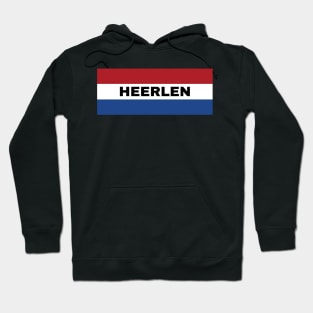 Heerlen City in Dutch Flag Hoodie